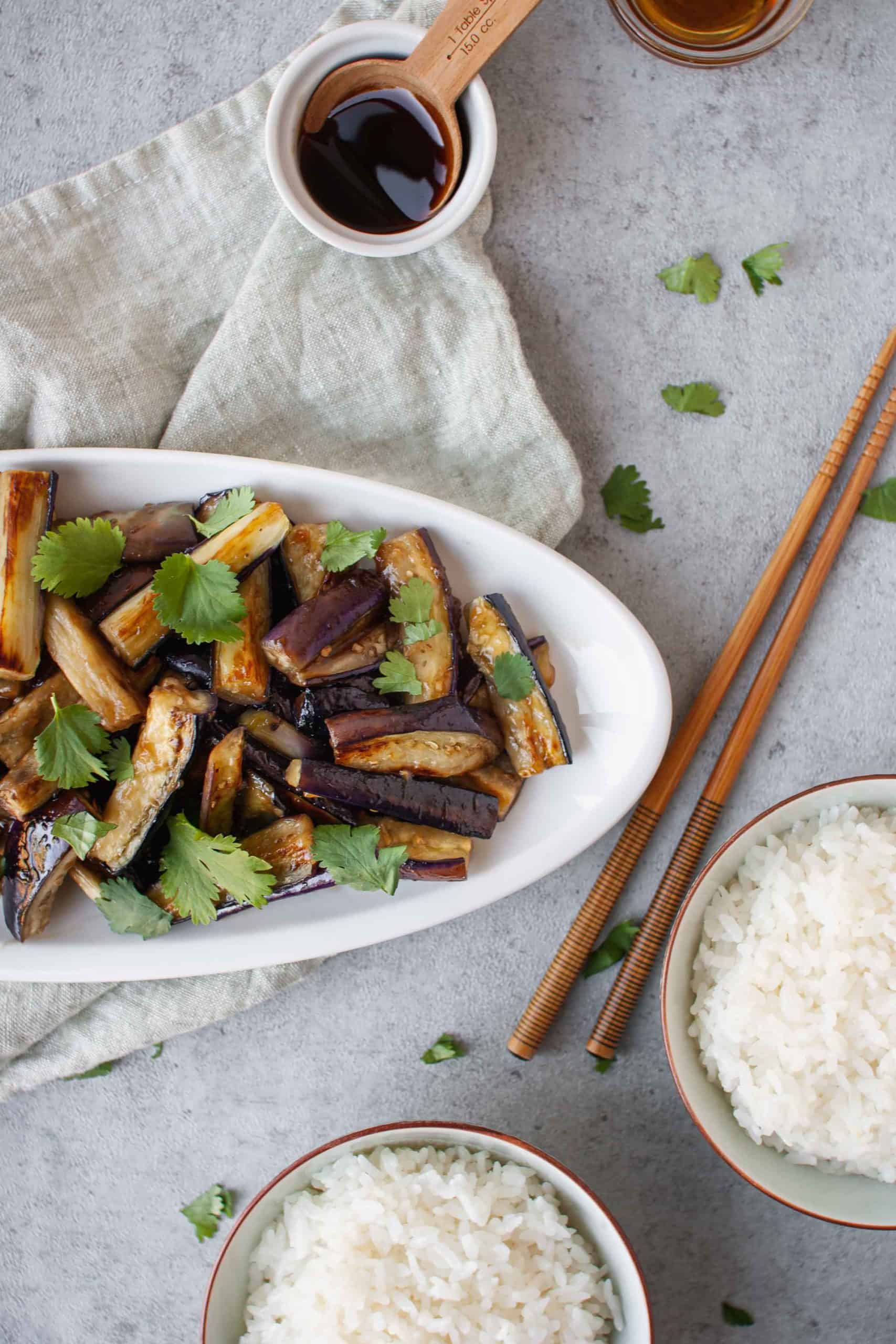 Eggplant in Oyster Sauce | Jessica's Dinner Party