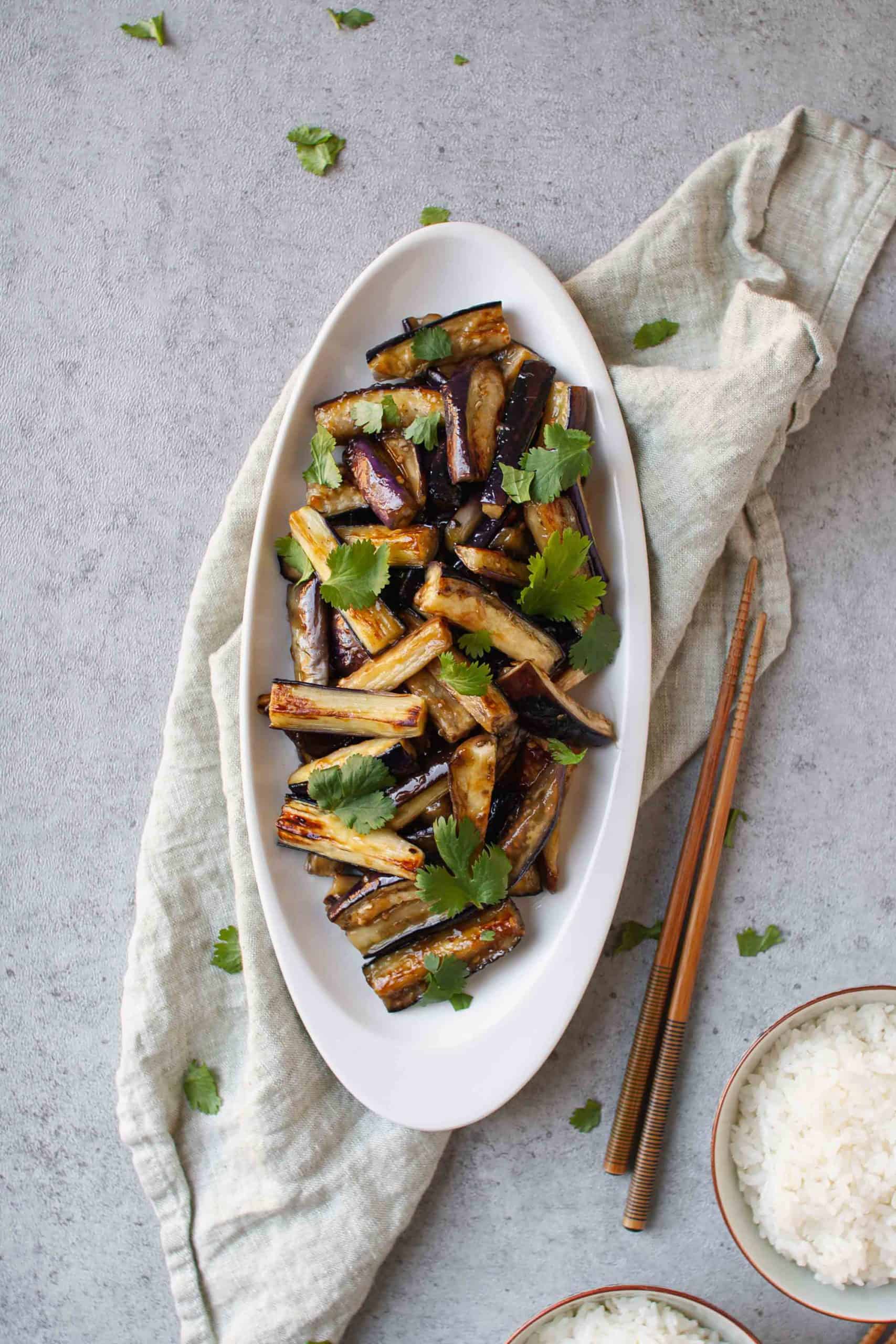 Eggplant in Oyster Sauce | Jessica's Dinner Party