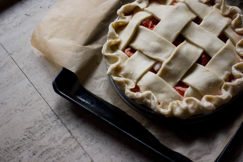 Strawberry Ginger Pie by Jessica's Dinner Party