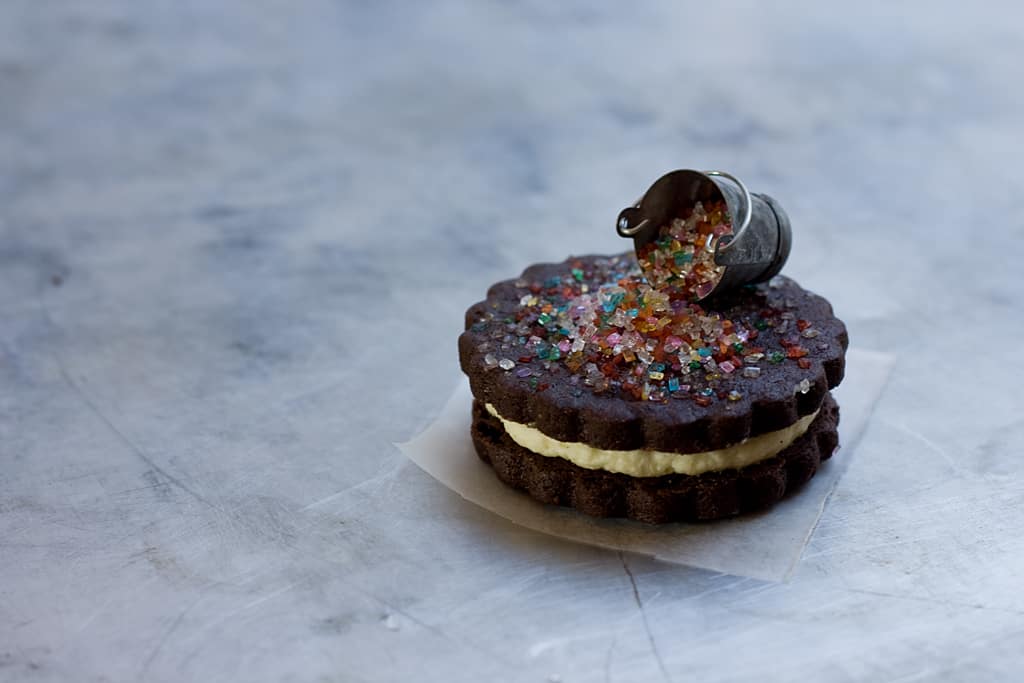 Sparkly Double Chocolate Cookies | Jessica's Dinner Party