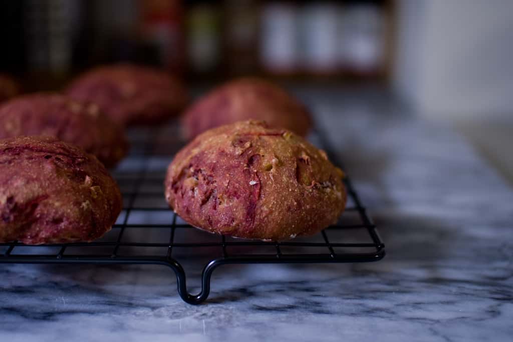 beet bread for valentine's day | jessica's dinner party