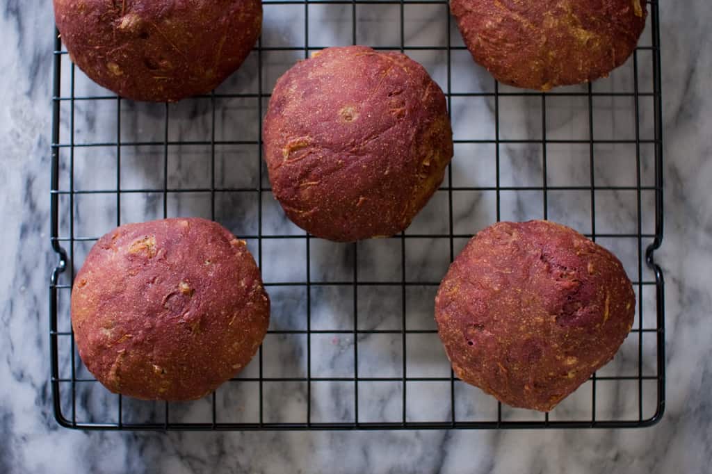 beet bread for valentine's day | jessica's dinner party