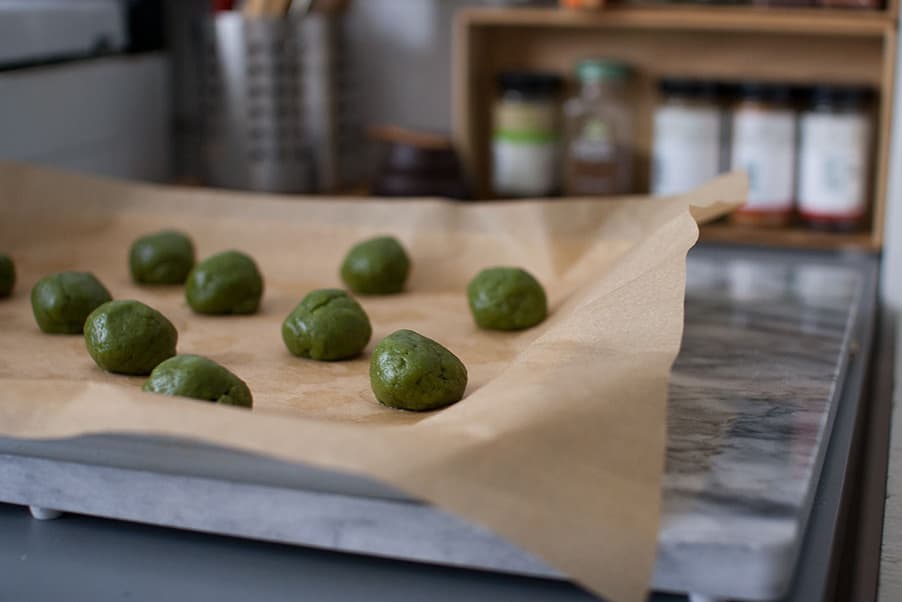 Matcha Coconut Tea Cookies | Jessica's Dinner Party