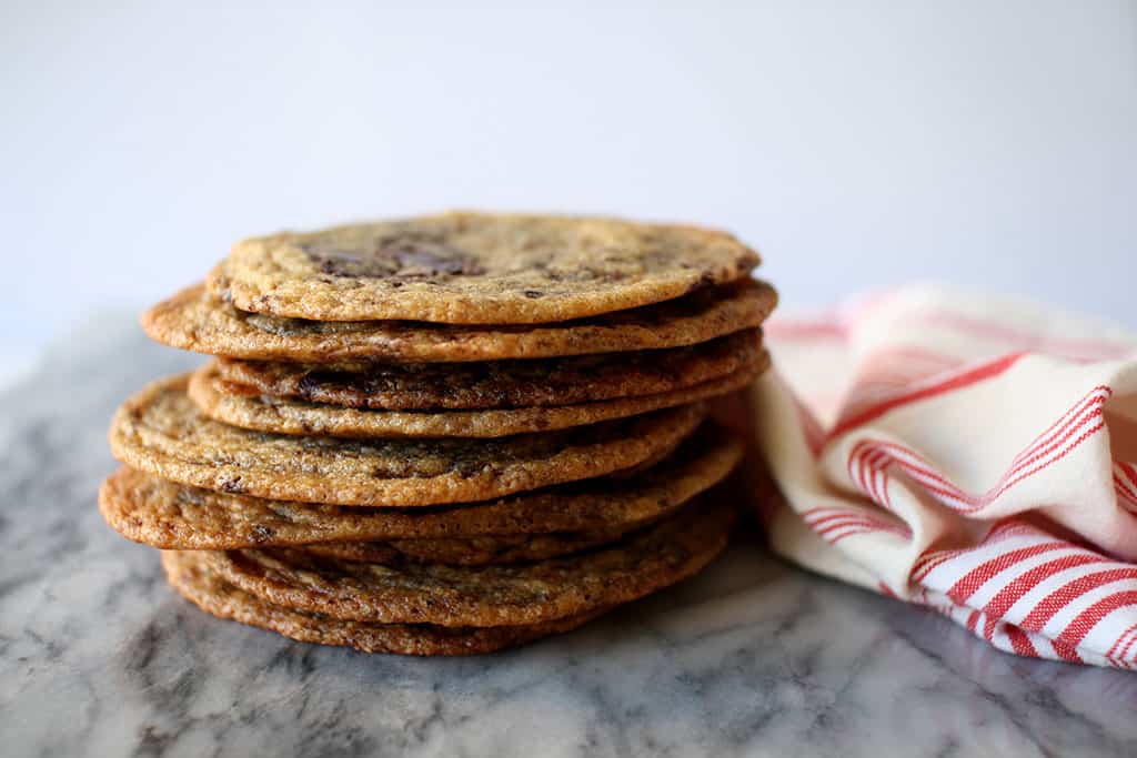 Pang Bang Crinkled Chocolate Chip Cookies | Jessica's Dinner Party