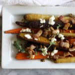 Roasted Rainbow Carrots | Jessica's Dinner Party