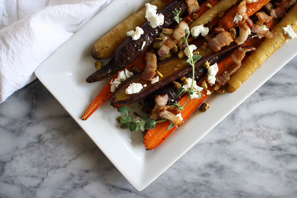 Roasted Rainbow Carrots | Jessica's Dinner Party