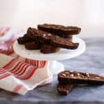 Chocolate Biscotti with Almonds | Jessica's Dinner Party