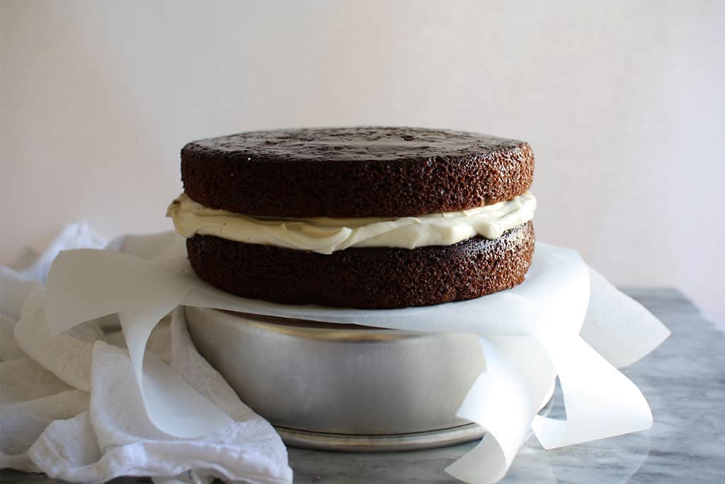 Chocolate Earl Grey Mascarpone Cake | Jessica's Dinner Party