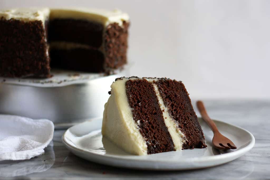 Chocolate Earl Grey Mascarpone Cake | Jessica's Dinner Party