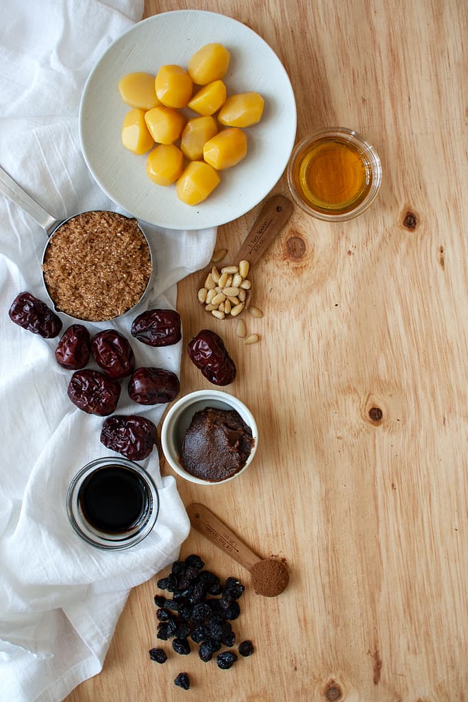 Yaksik ingredients.