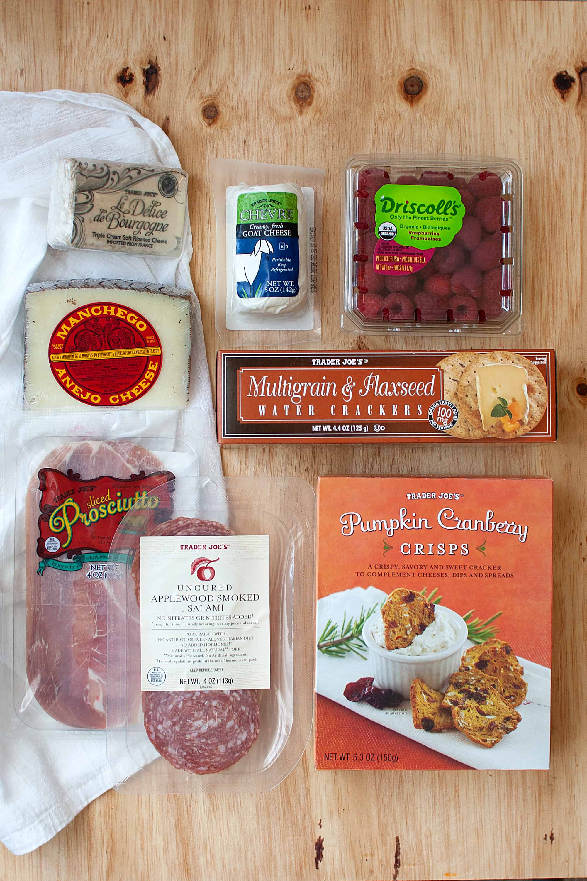 Trader Joe's Items for Cheese Board