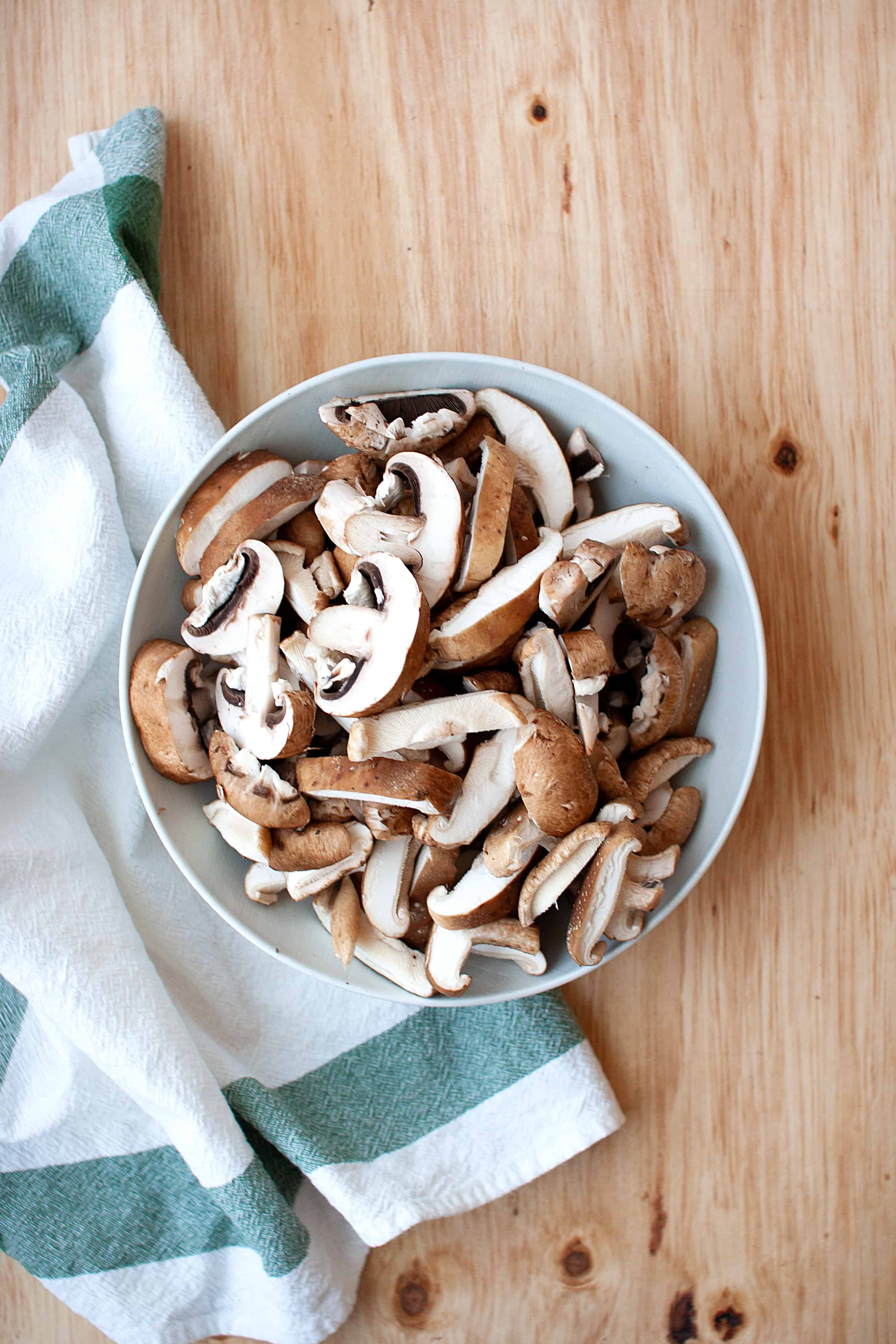 Sliced Mushrooms