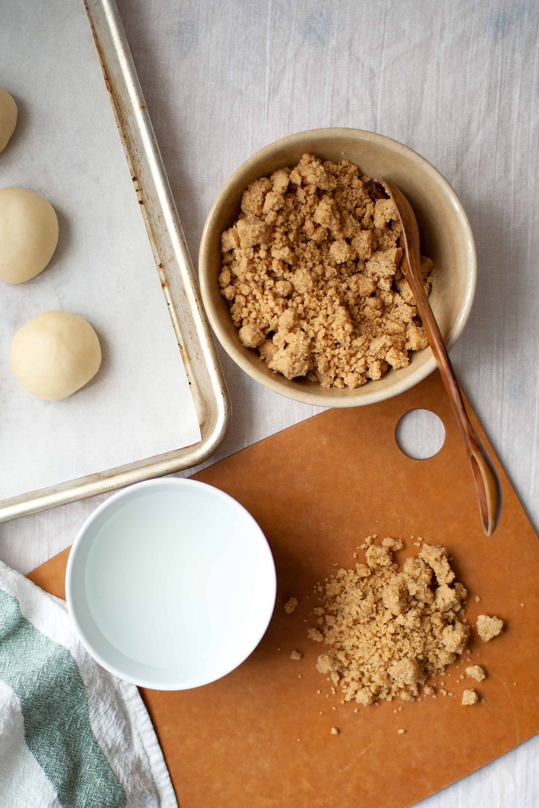 Peanut Streusel Topping for Soboro Bread, 소보로빵