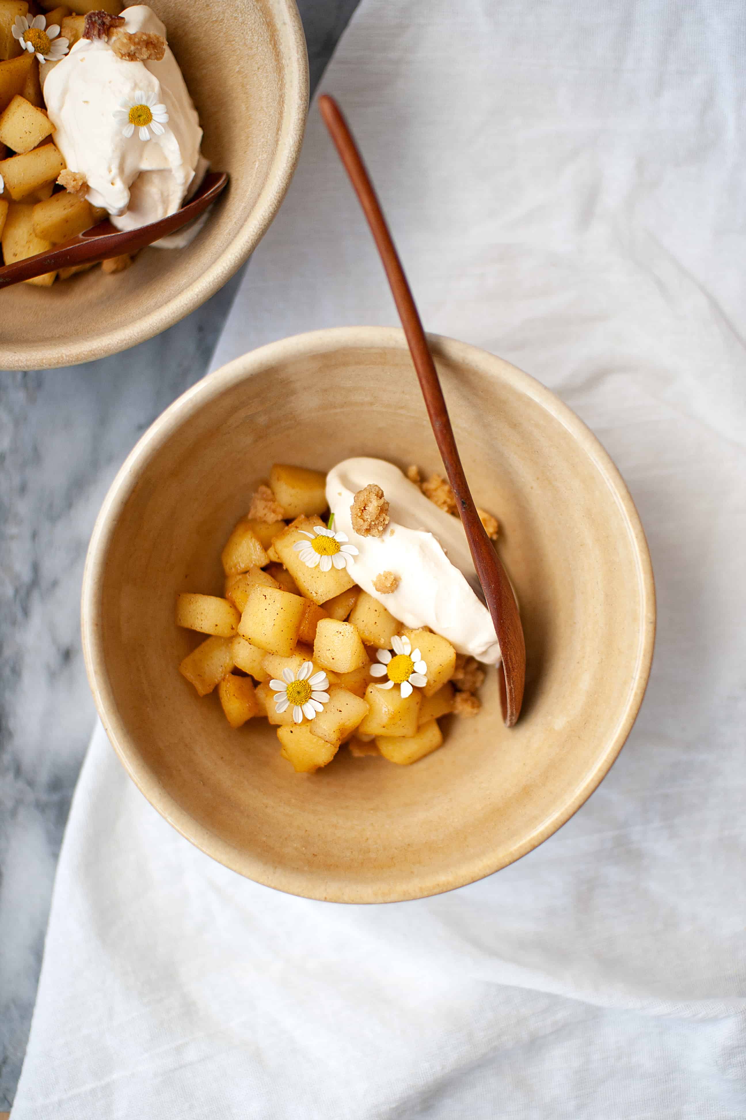 Easy Apple Crisp for Two