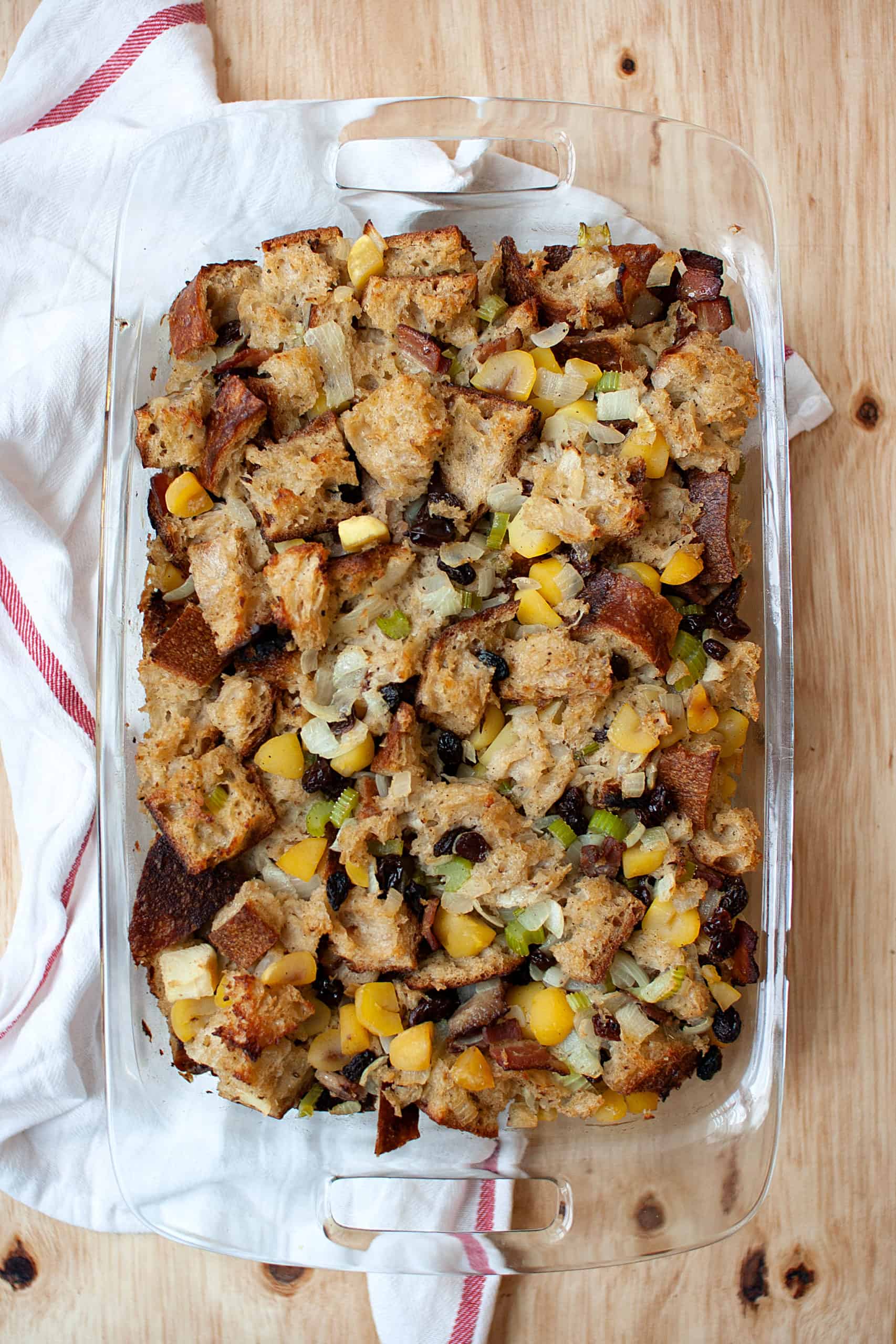 My Grandma's Chestnut Bacon Stuffing