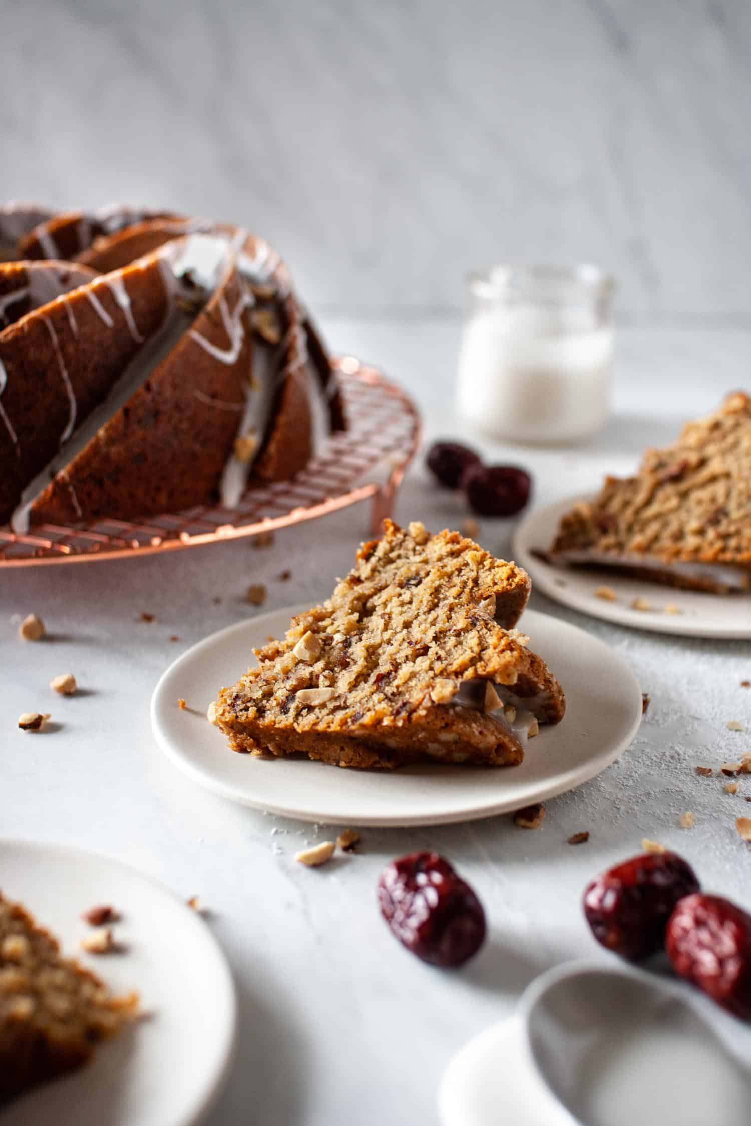 Jujube Date and Almond Bundt Cake