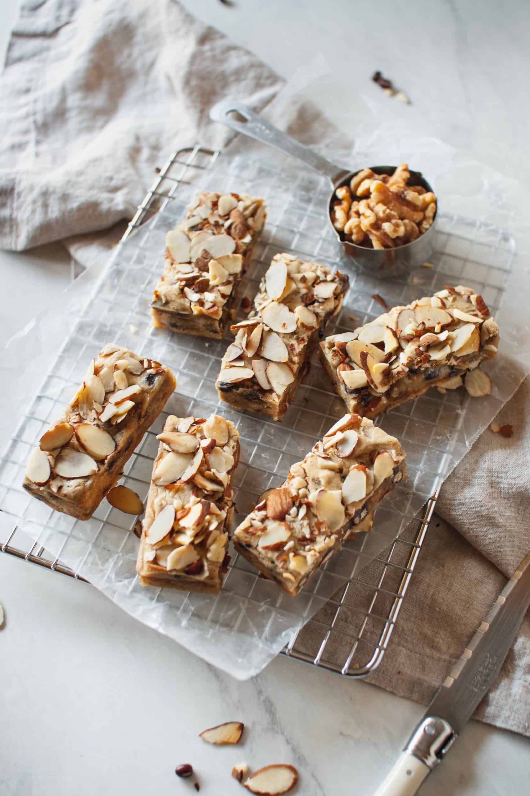 Mochi Bread with Walnuts, Almonds, and Adzuki Beans | Jessica's Dinner Party