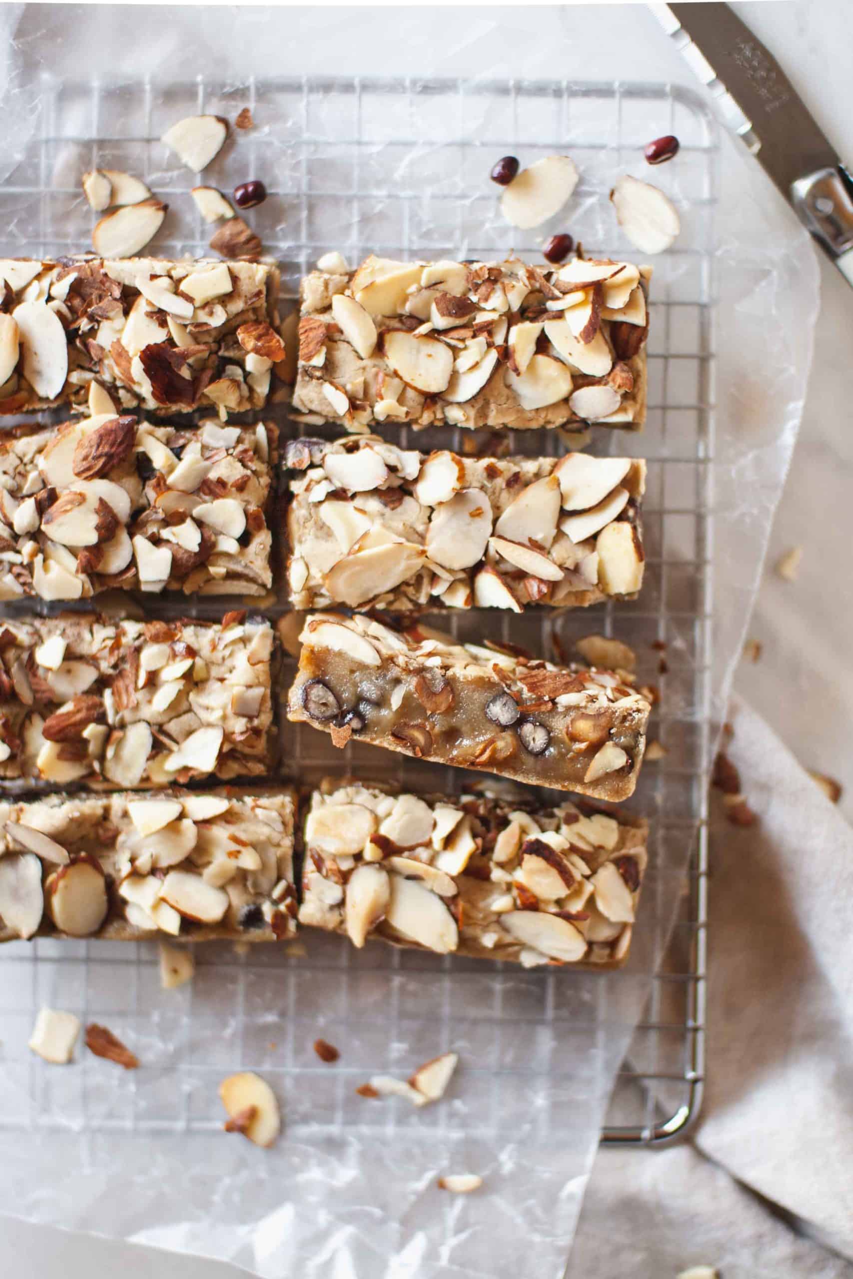 Mochi Bread with Walnuts, Almonds, and Adzuki Beans | Jessica's Dinner Party