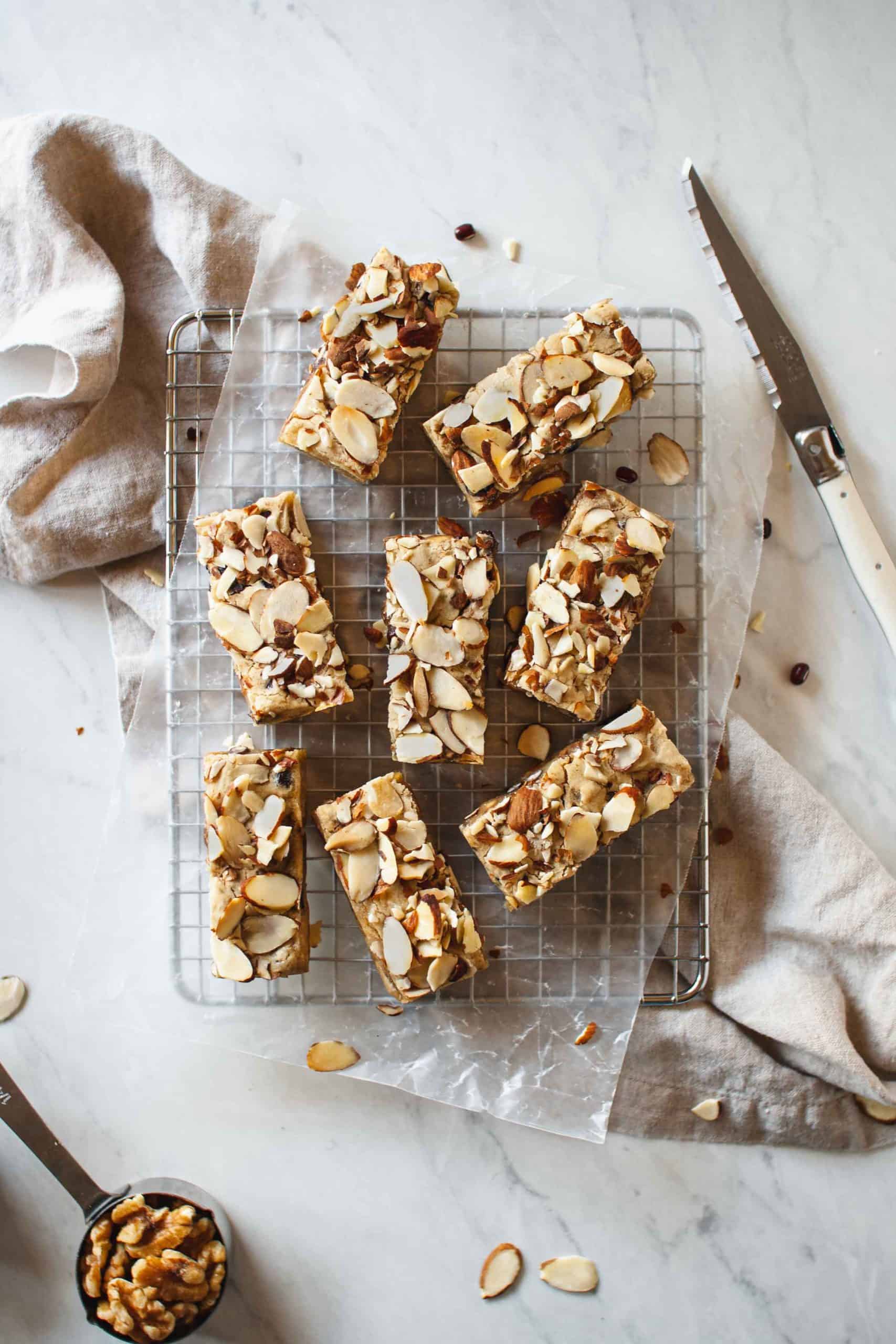 Mochi Bread with Walnuts, Almonds, and Adzuki Beans | Jessica's Dinner Party