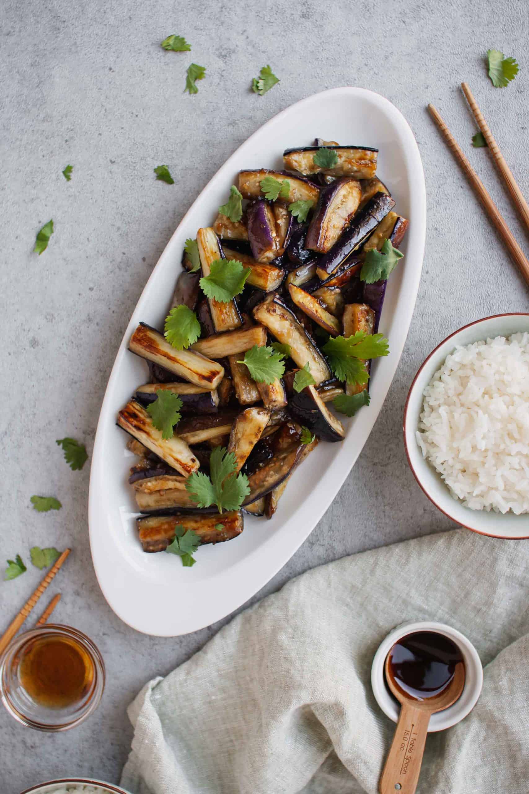 Eggplant in Oyster Sauce | Jessica's Dinner Party