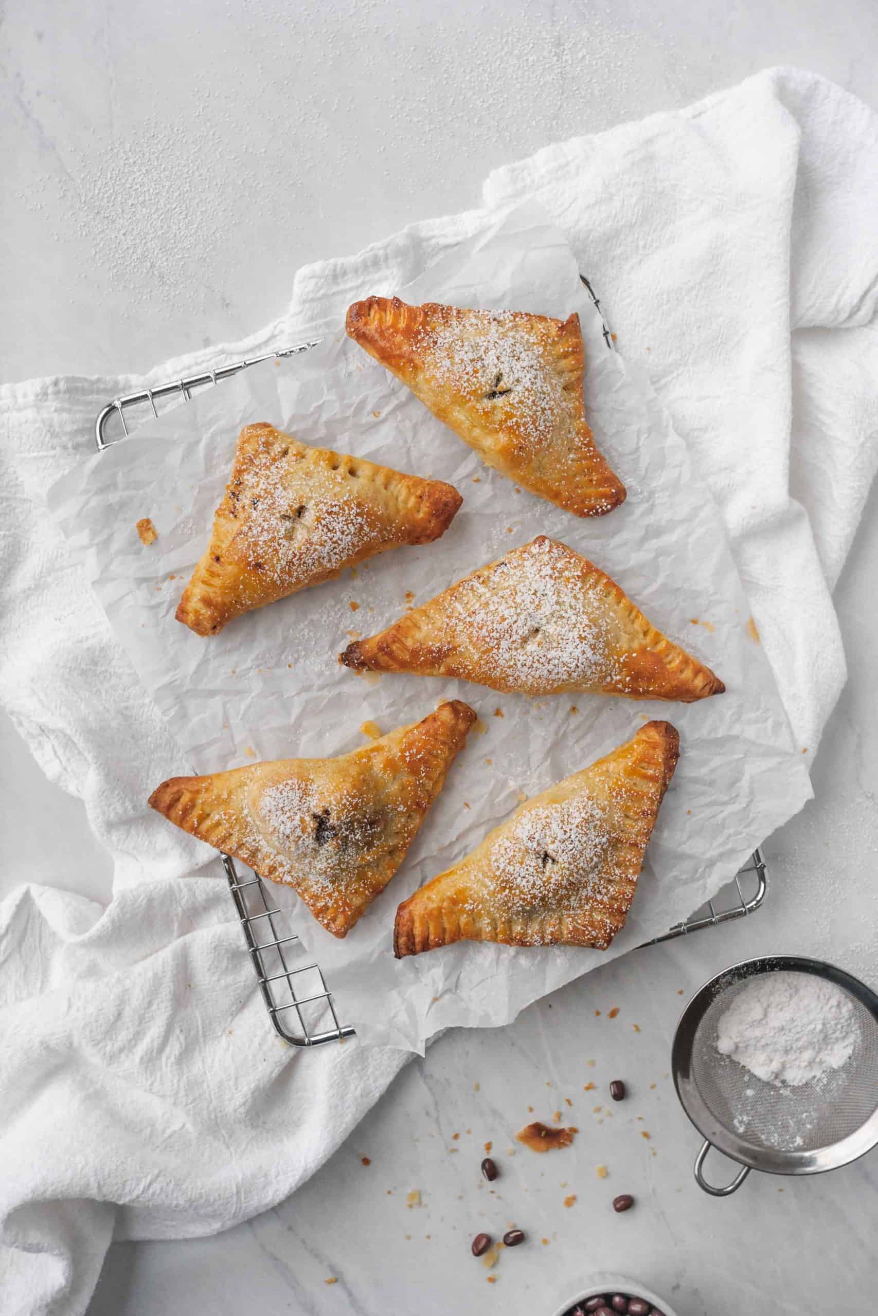 Sweet Adzuki Bean and Cream Cheese Pies | Jessica's Dinner Party