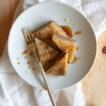 Mochi Bread Bites with Black Sesame and Roasted Bean Powder aka the Cheater's Injeolmi