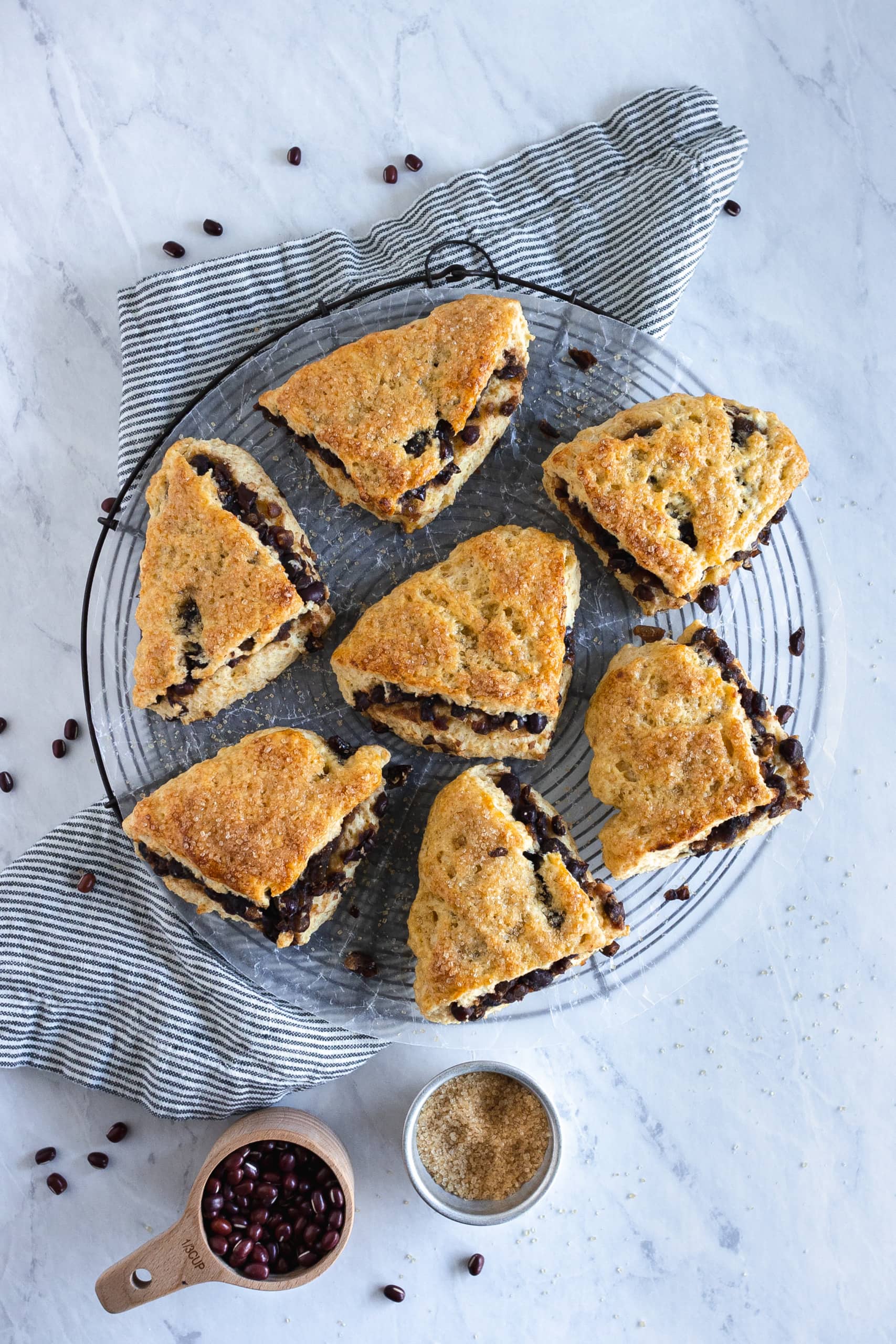 Adzuki Red Bean Scones | Jessica's Dinner Party